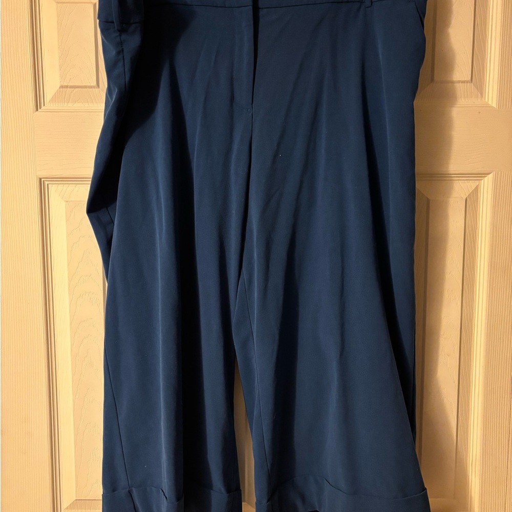 Lane Bryant Navy Capris
